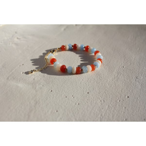 Bracelet Albertine orange