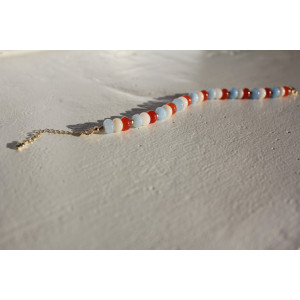Bracelet Albertine orange