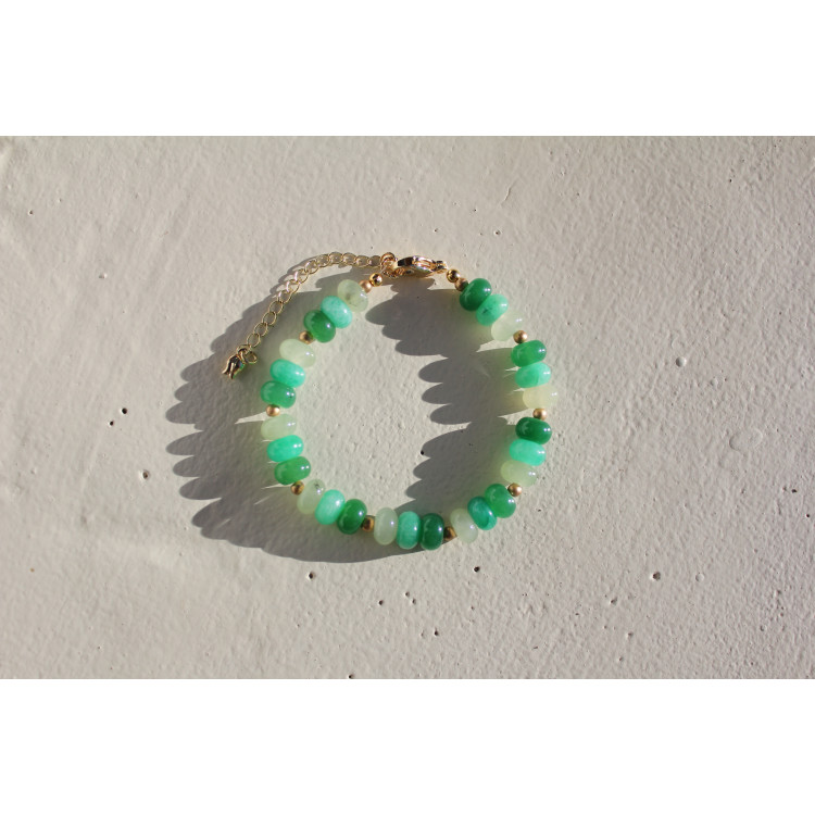 Bracelet Albertine verts