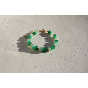 Bracelet Albertine verts