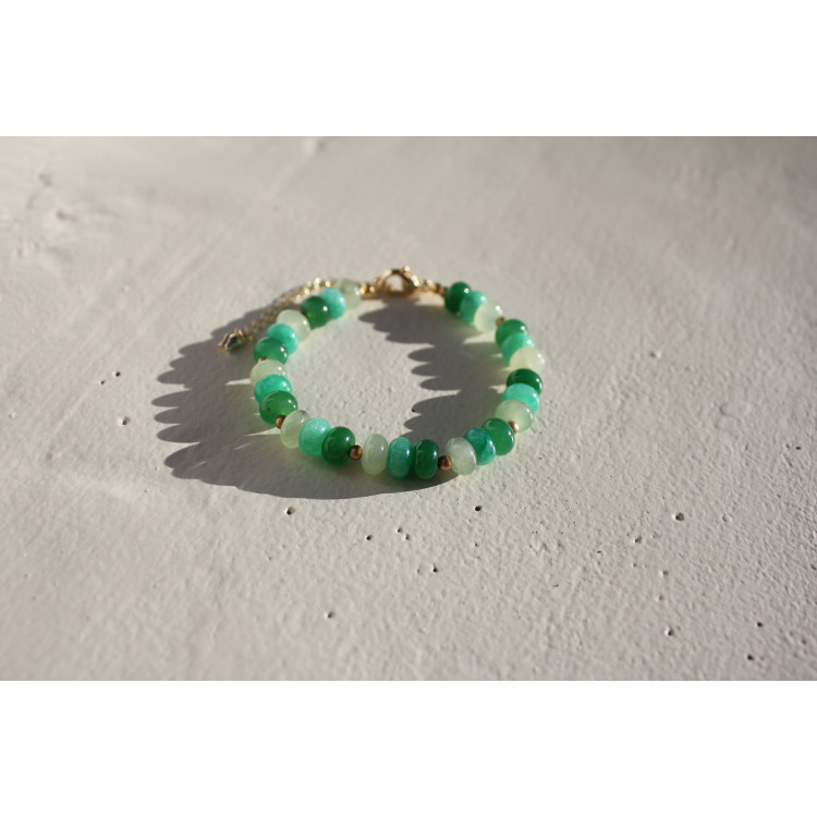 Bracelet Albertine verts