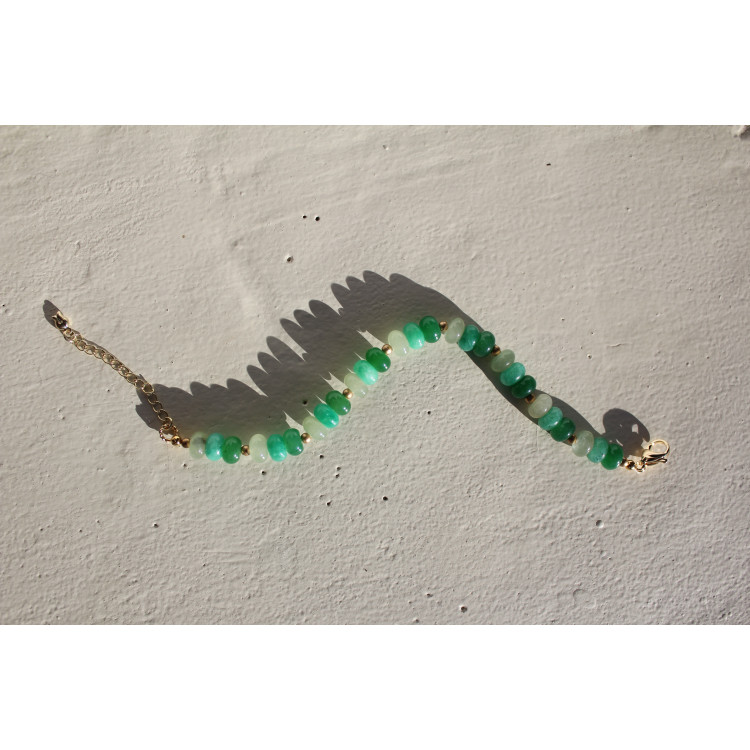 Bracelet Albertine verts