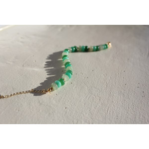Bracelet Albertine verts