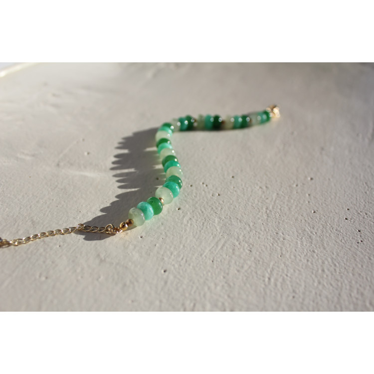 Bracelet Albertine verts