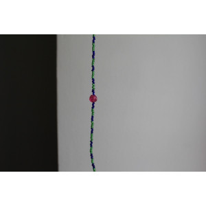 Bracelet Mireille (bleu roi et vert)