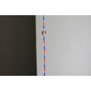 Bracelet Lucienne (orange, rose et bleu)