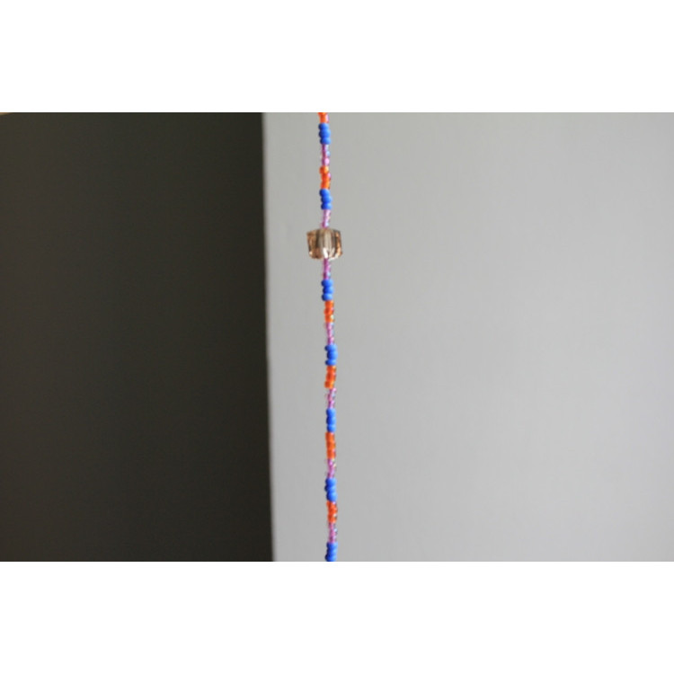 Bracelet Lucienne (orange, rose et bleu)