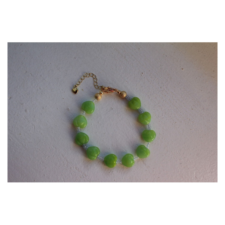 Bracelet Valentina vert et bleu