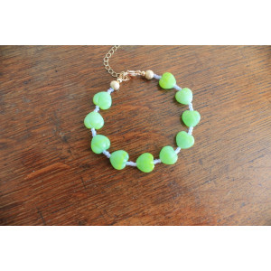 Bracelet Valentina vert et bleu