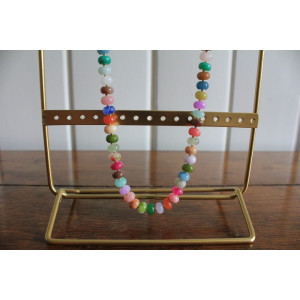 Collier Zinnia multicolore