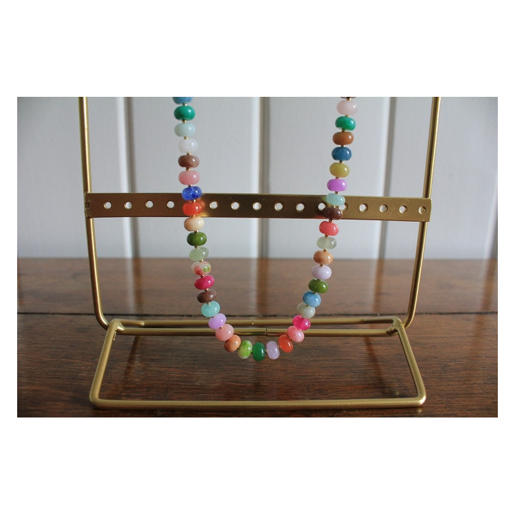 Collier Zinnia multicolore