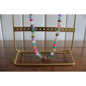 Collier Zinnia multicolore
