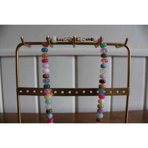 Collier Zinnia multicolore