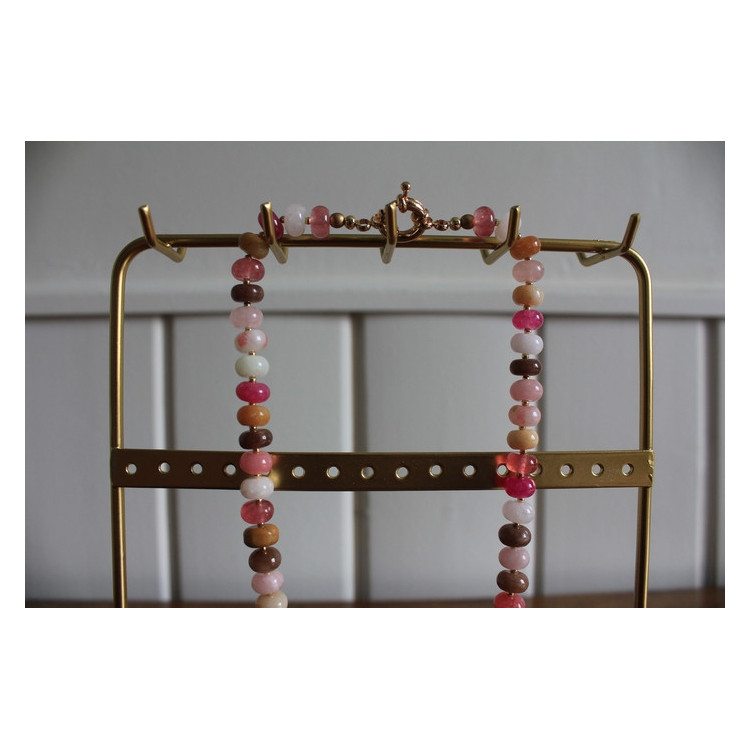 Collier Zinnia rose