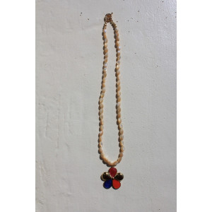Collier Fleur nacre