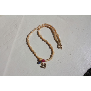 Collier Lucky bleu