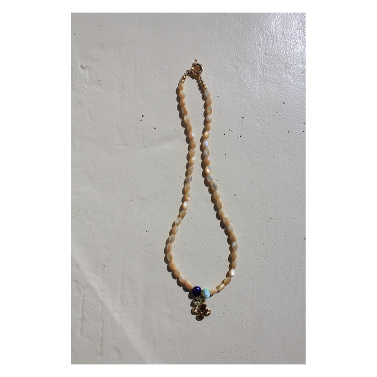 Collier Lucky jaune