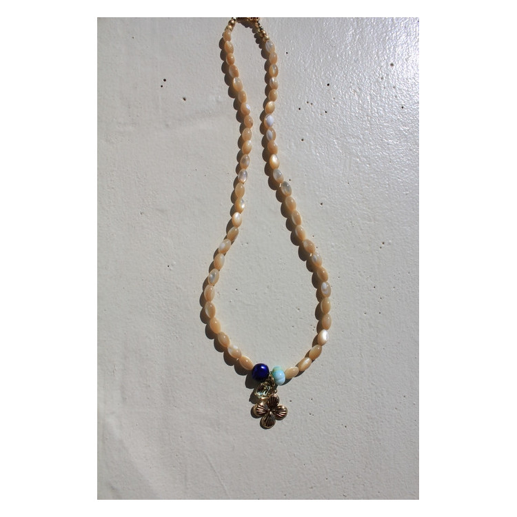 Collier Lucky jaune