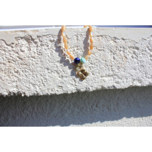 Collier Lucky jaune