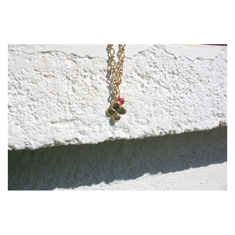 Collier Lucky rose