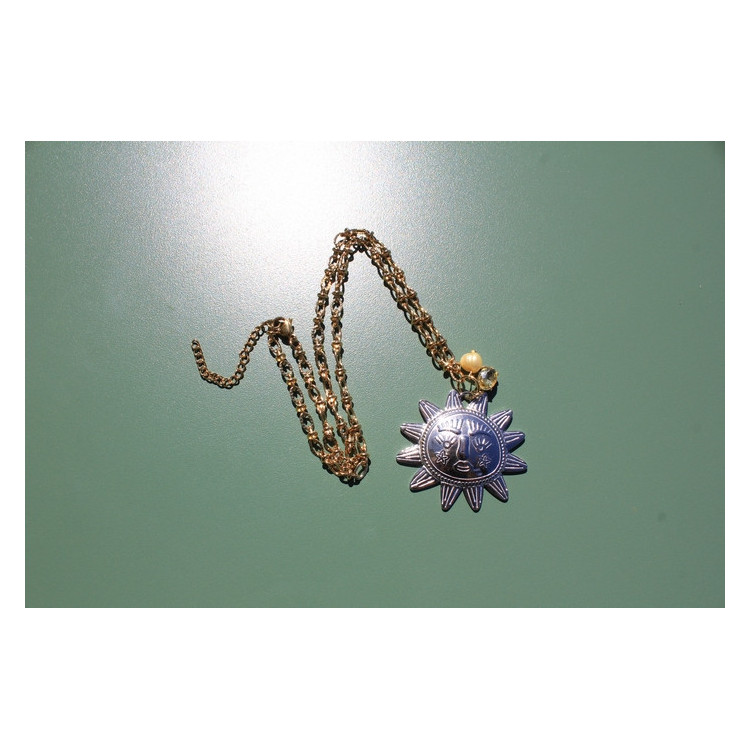 Collier Eguzkia jaune