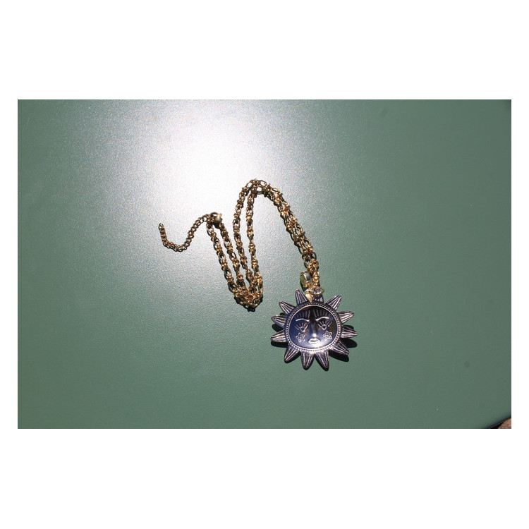 Collier Eguzkia jaune