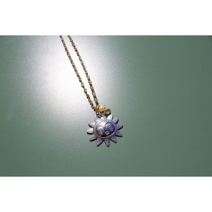 Collier Eguzkia jaune