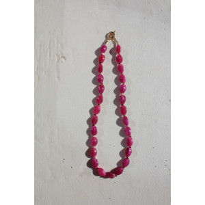 Collier Fiorella violine.