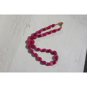Collier Fiorella violine.