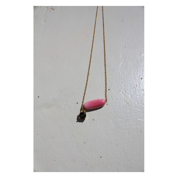 Collier Téa rose
