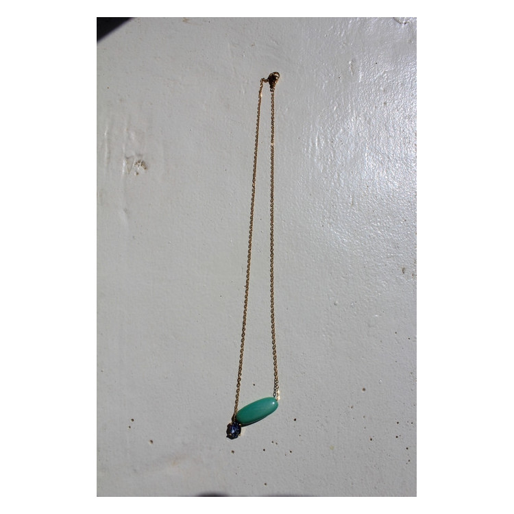 Collier Téa vert