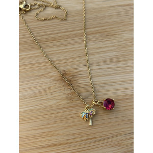 Collier Coco rose