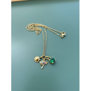 Collier Coco vert