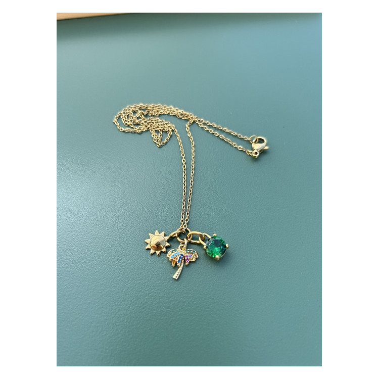 Collier Coco vert