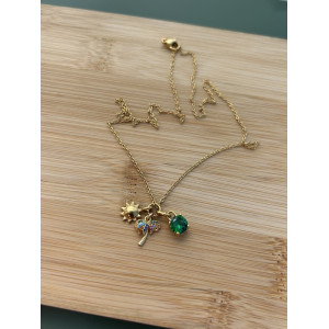 Collier Coco vert