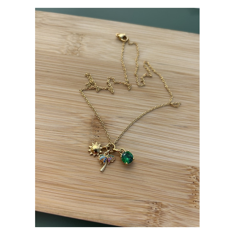 Collier Coco vert