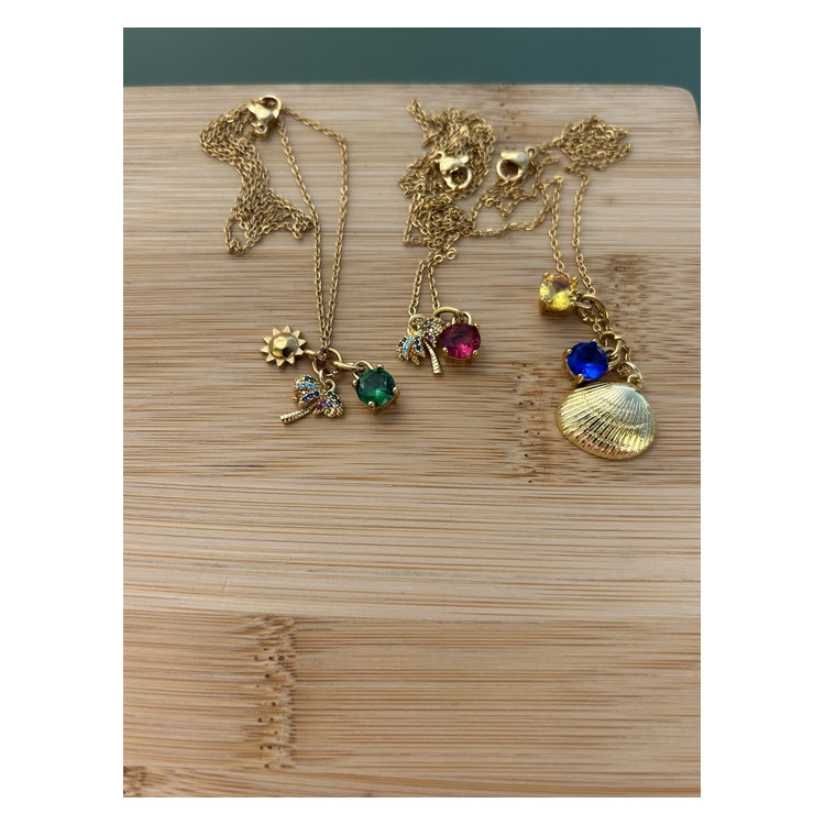 Collier Coco vert