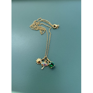 Collier Coco vert