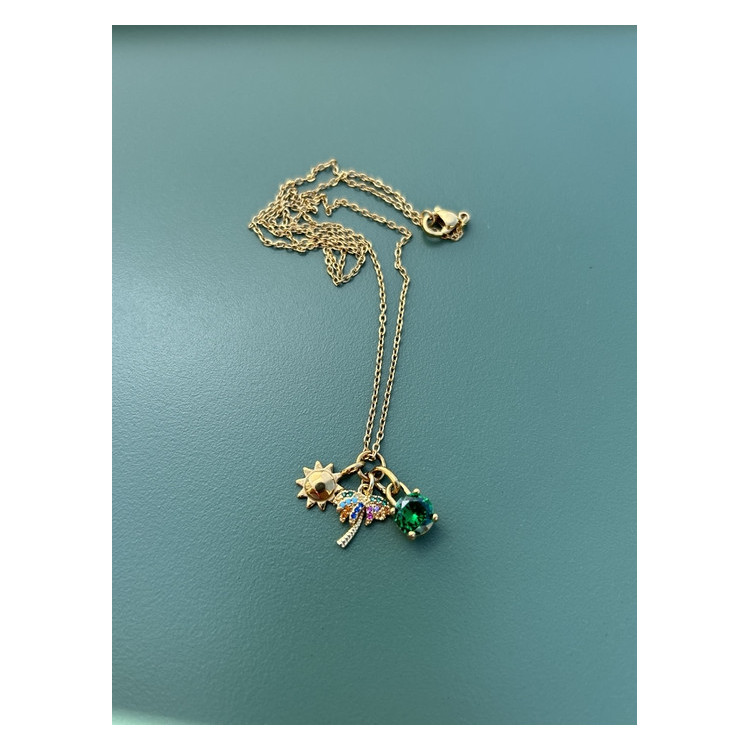 Collier Coco vert