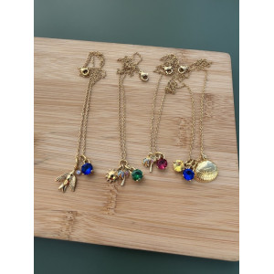 Collier Coco vert