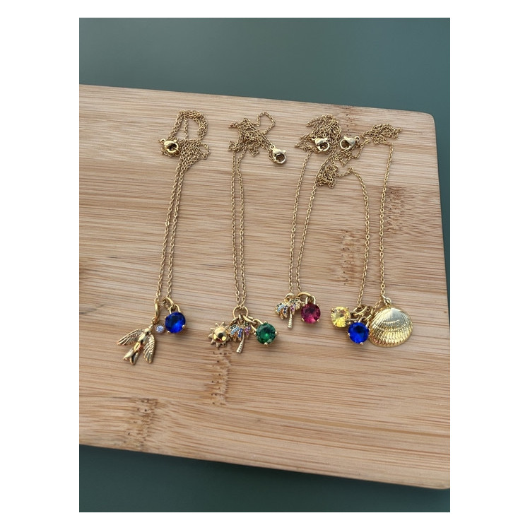 Collier Coco vert