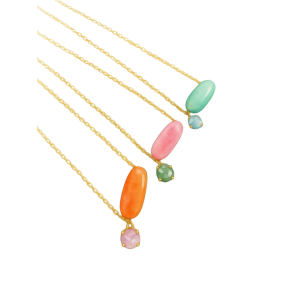 Collier Téa vert