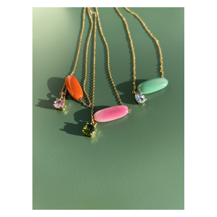 Collier Téa rose