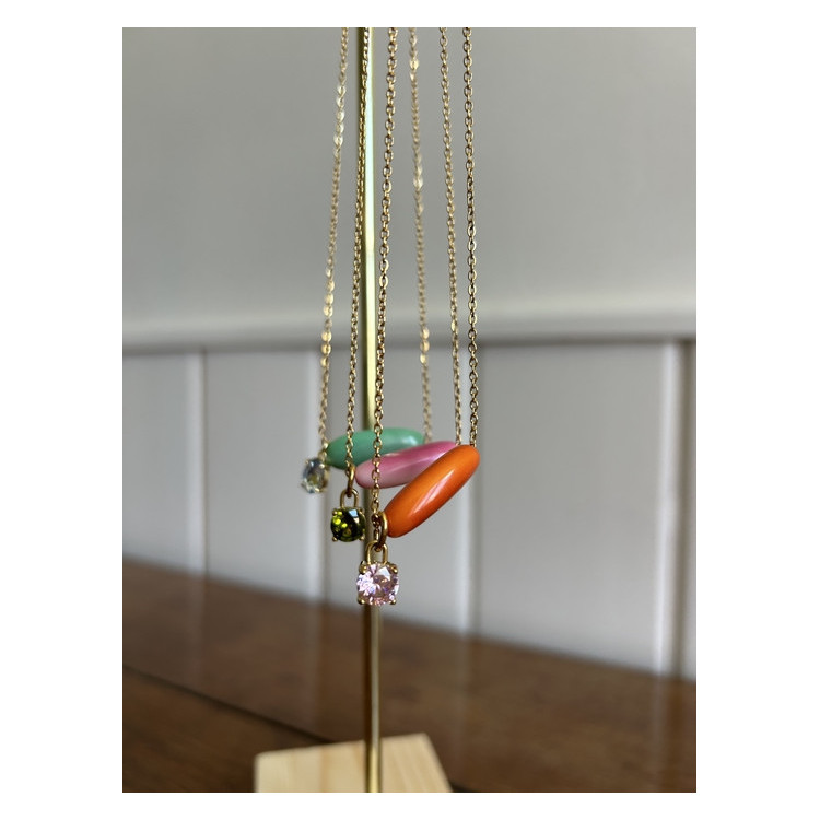 Collier Téa rose