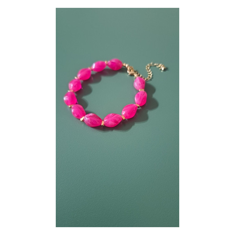 Bracelet Lola rose fluo
