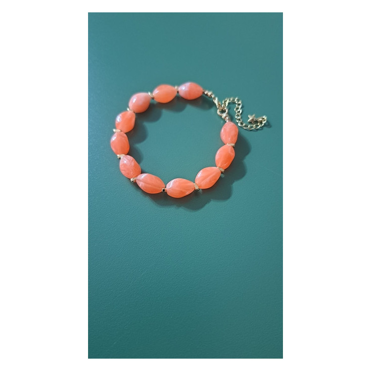 Bracelet Lola orange doux