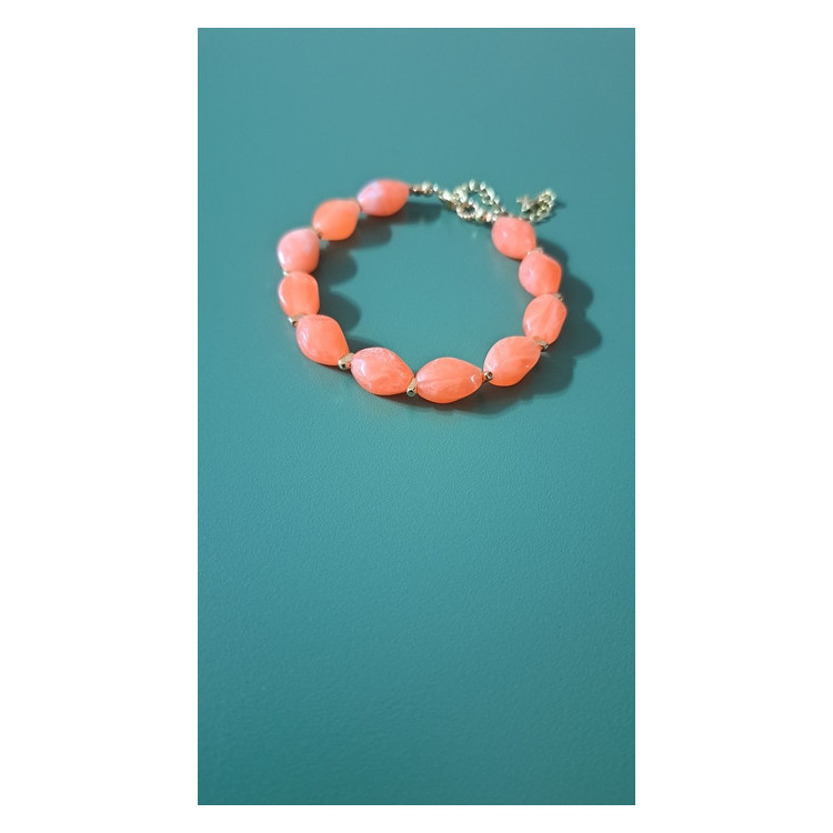Bracelet Lola orange doux