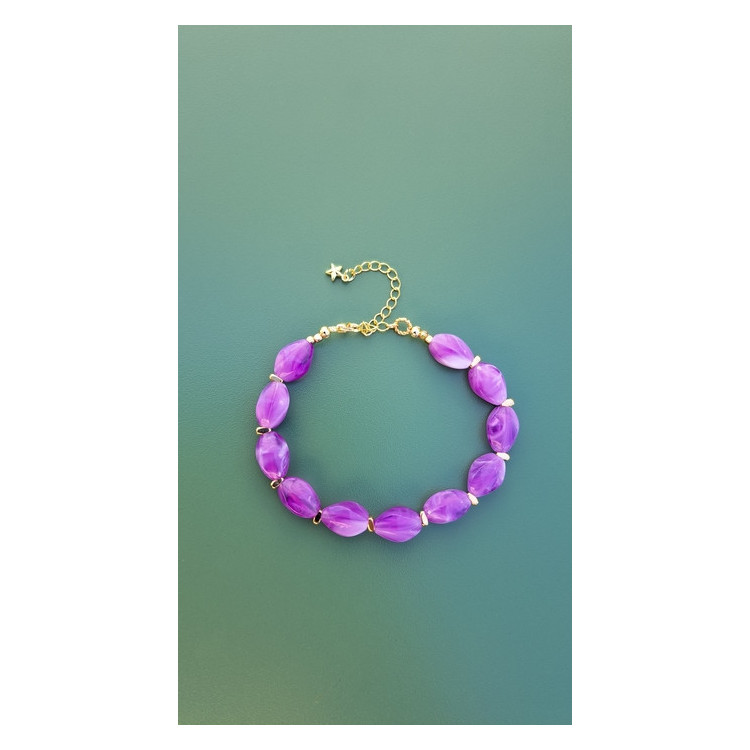 Bracelet Lola mauve