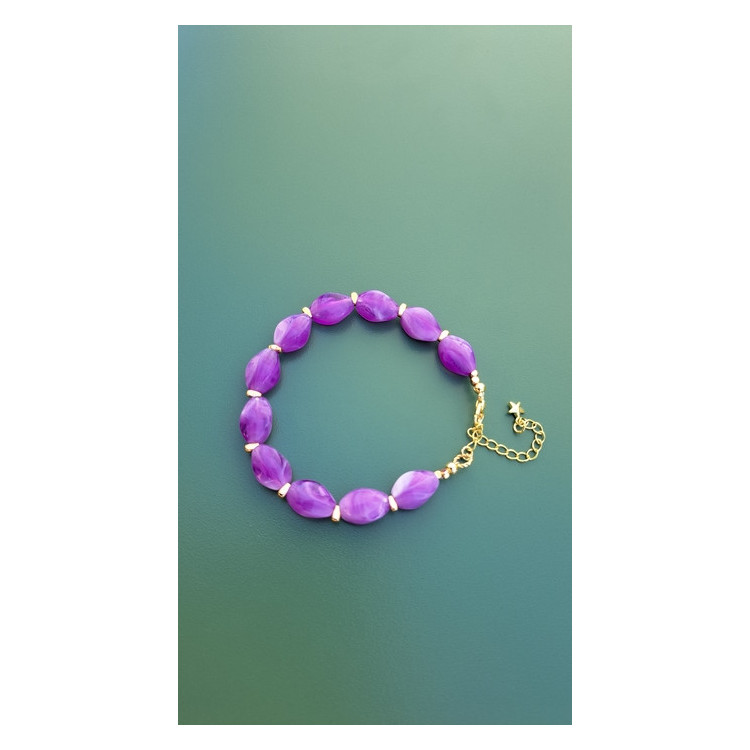 Bracelet Lola mauve