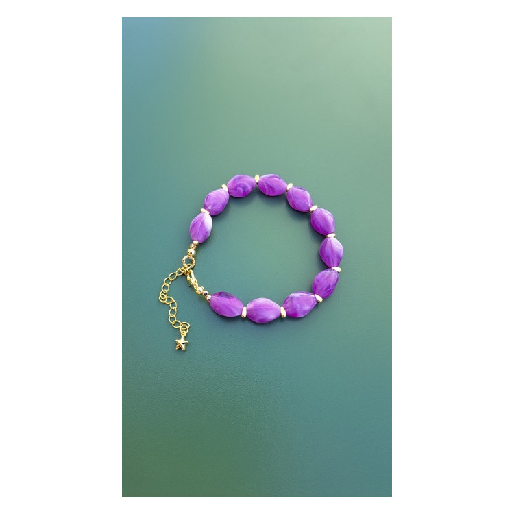 Bracelet Lola mauve